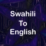 swahili to english translator offline and online android application logo